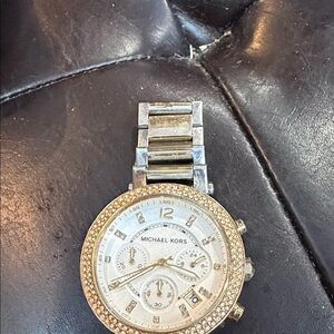 Michael Kors Two-Tone Crystal Watch